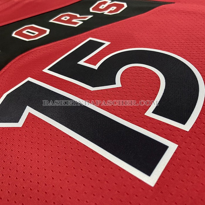 Maillot Tornto Raptors Vince Carter NO 15 Icon 2022-23 Rouge